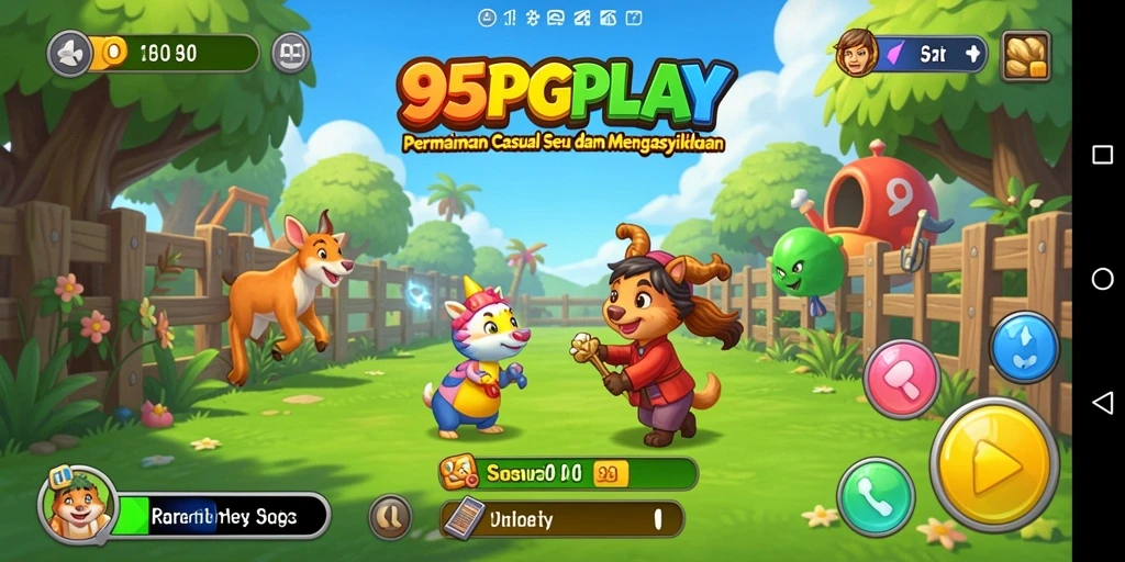 Gambaran gameplay seru di 95PGPLAY dengan mini game menarik.