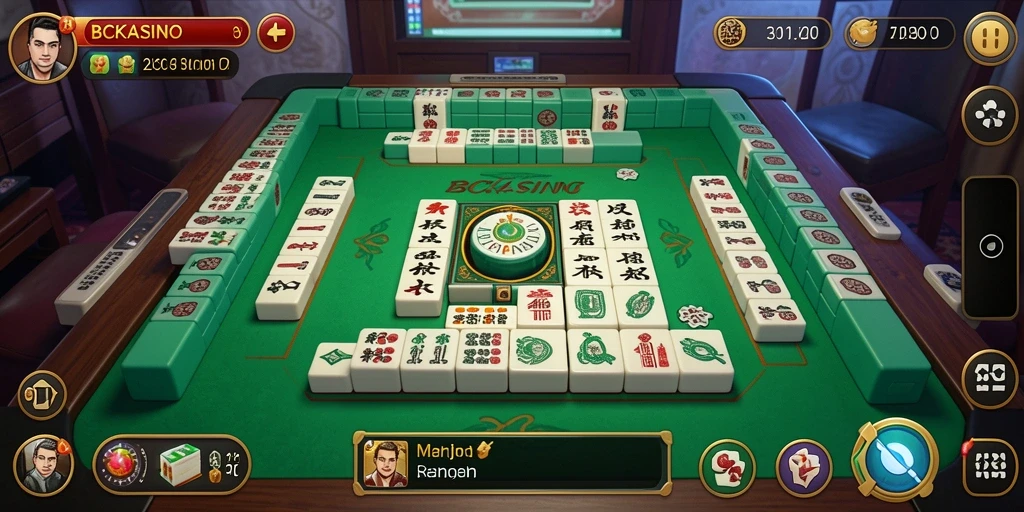 Tampilan gameplay seru dan interaktif di BCKASINO Mahjong.