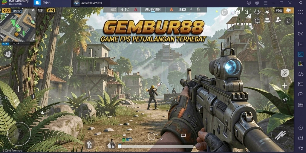 Screenshot menampilkan aksi mendebarkan dalam game FPS.