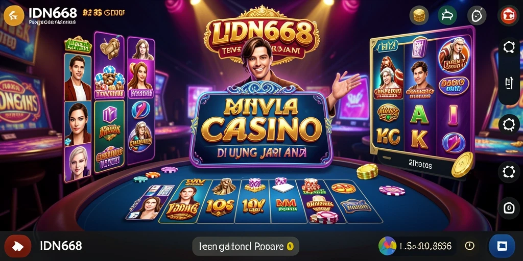 Gameplay menarik IDN668 dalam suasana Live Casino yang mengasyikkan.