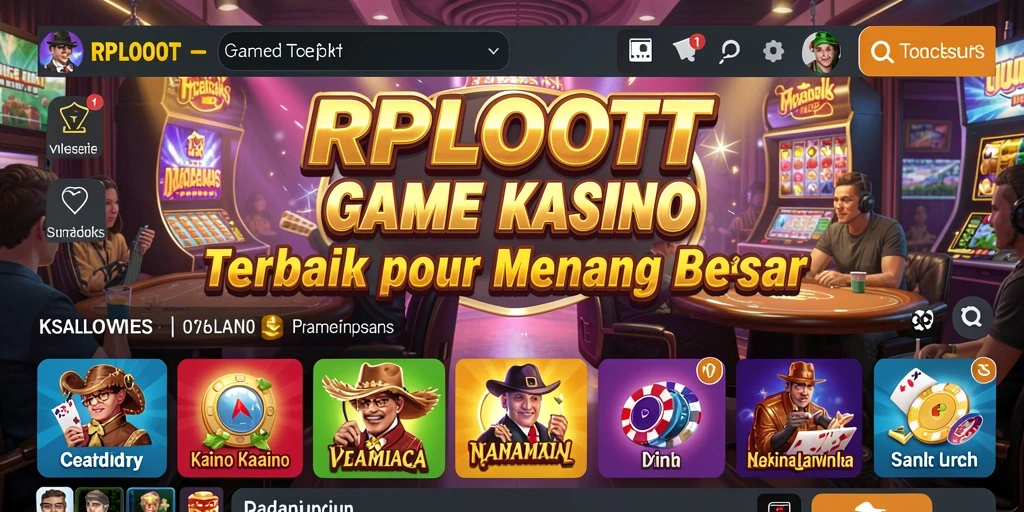 Tampilan gameplay seru dari RPLOOT yang memikat para pemain Kasino.