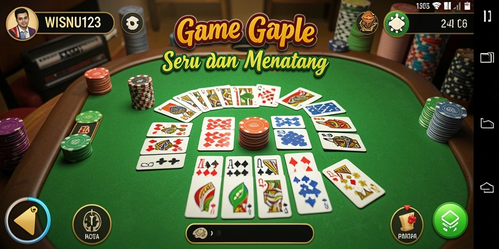 Tampilan gameplay WISNU123 yang seru dan interaktif.