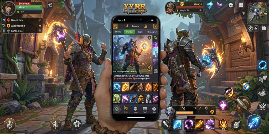 Tampilan gameplay YYRR dengan aksi seru dan grafis menakjubkan.