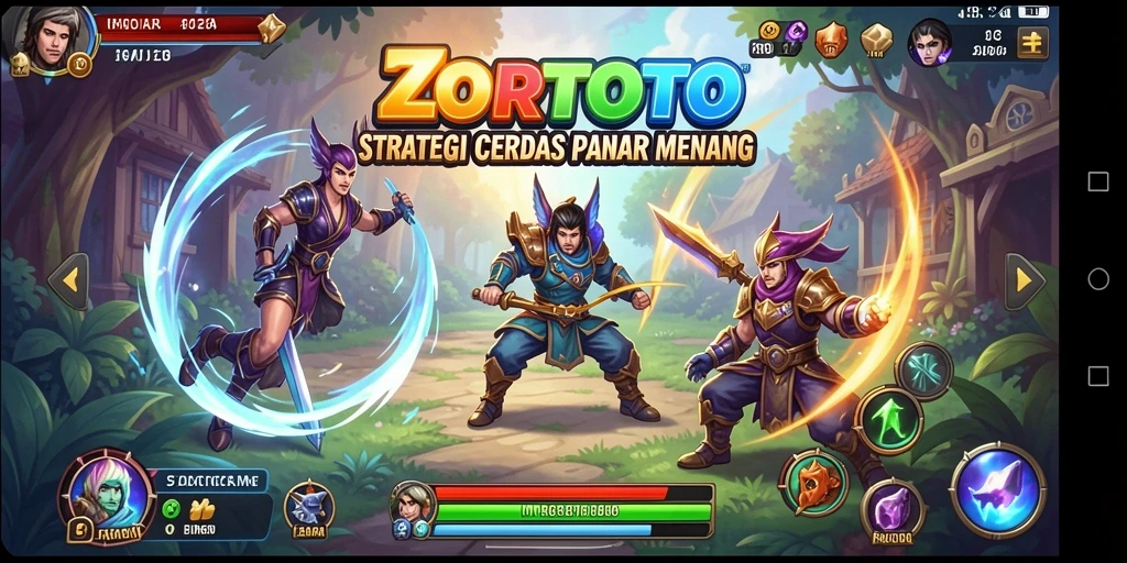 Tampilan gameplay menarik dari ZORTOTO saat berstrategi.